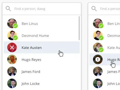 Select Owners picker