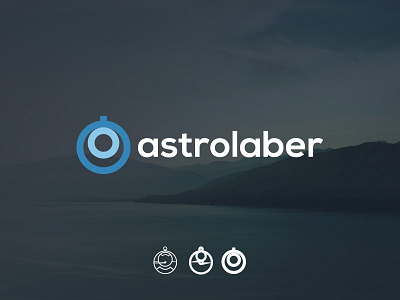 Astrolaber Logo branding design emblem identity illustration letterform logo mascot pictorialmark travel typography wordmark