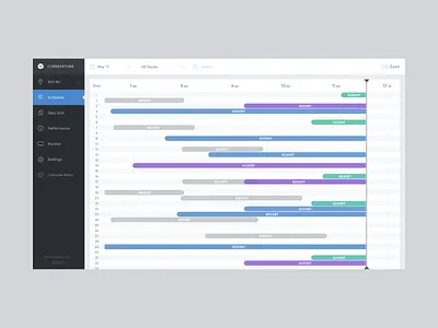 Cornerstone Schedule admin app application platform product ui ux web