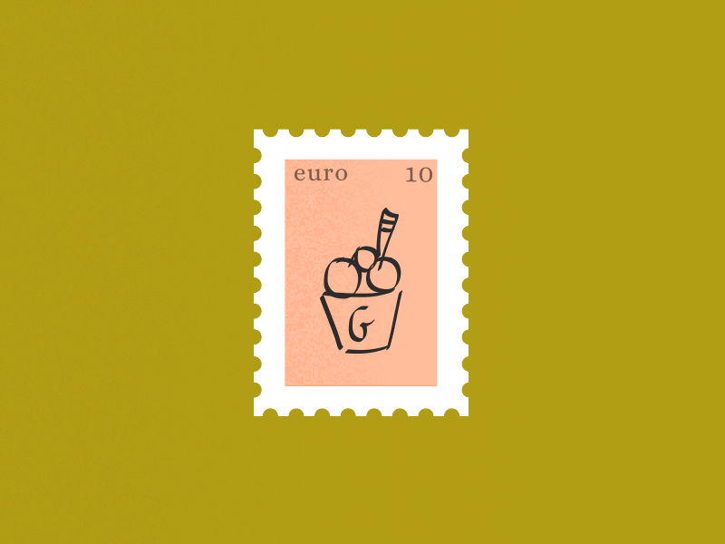 Ciao Italia adobe illustrator ciao gelato italia italy olives pizza stamps travel vector