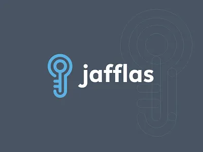 Jafflas abstractmark branding design emblem identity key logo pictorialmark property realestate typography wordmark