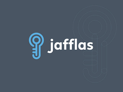 Jafflas abstractmark branding design emblem identity key logo pictorialmark property realestate typography wordmark