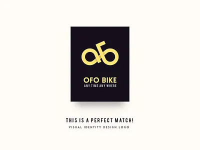 ofo - this is a perfect match！ logo，app，monk，icon，bike，ofo