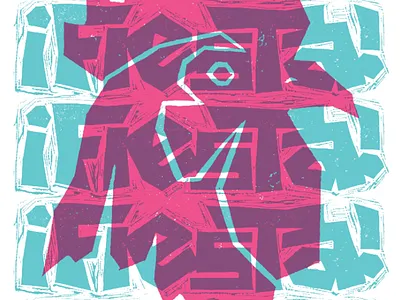 ¡Fiesta! blockprint fiesta icon illustration ink mexico papercut surf texas texmex