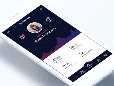 Running App daily ui design mobile principle web