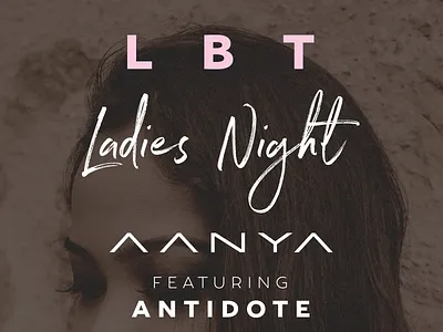 Club Event Flyer aanya classy clean flyer ladies night lgbt minimal new delhi professional simple