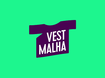 Branding VestMalha brand clothing fabric identity logo promotional silk tee tshirt vestmalha