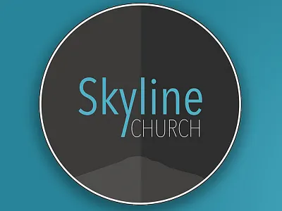 Skyline Church Logo branding identity logo design