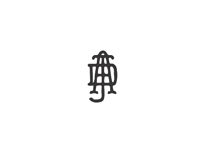 New Mark badge brand letters mark monogram