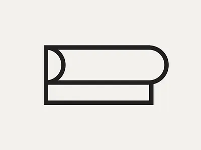 PPress apparel branding extruded fashion identity logo p pp press print printing press