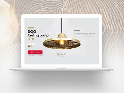 Sharon Sides Product Concept ecommerce furniture product ui ux web