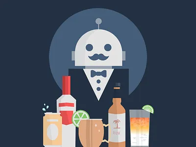 Robot Bartender alcohol bartender hackathon mixed drinks robot yml