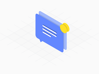 Freebie - Isometric Icon flat free psd freebie icon isometric message notification ui ux