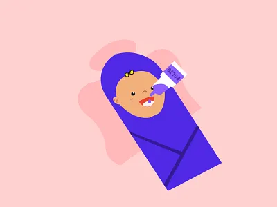 Join hands for the polio-free nation! baby child illustration nation polio poliofree sketch