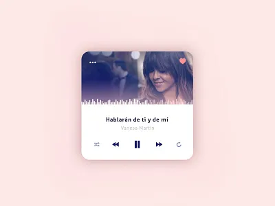 Player controls dailyui music player ui ux widget