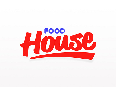Food House delivery food logo webdesign