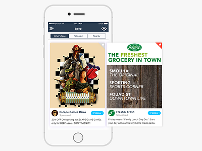 Beep App Offers design mobile application offers ui user experience user interface ux