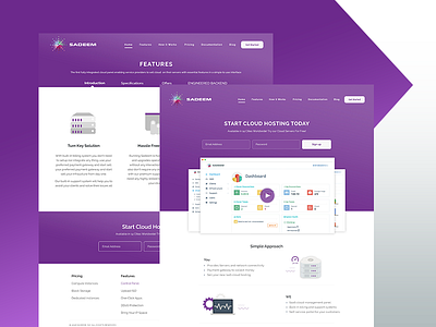 Sadeem.io arab arabia design dubai hosting ksa sadeem saudi ui ux web
