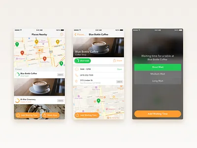 Wait – Add Waiting Time Flow (iPhone) app discover flow ios iphone minimal time venue wait