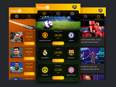 Gatgu.tv football app sport tennis