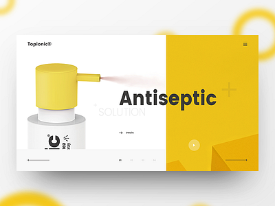Product Landing Page UI design landing minimal page product split ui ux web website