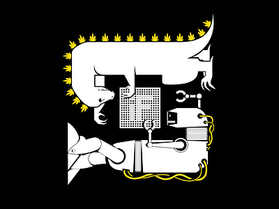 iF T-Shirt for Tech alpha go design godzilla illustration robot t shirt vector