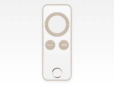 Apple TV remote concept apple concept control design icon remote tv