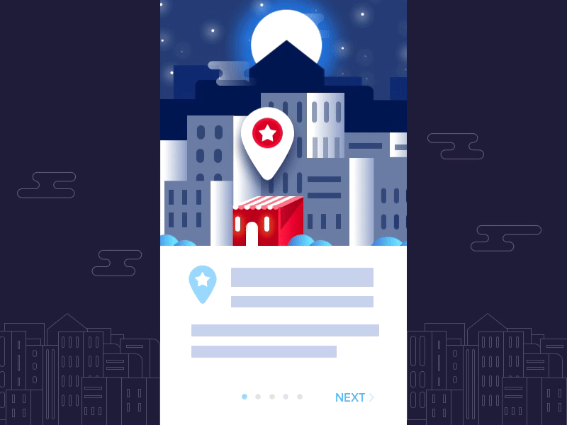 Onboarding animation