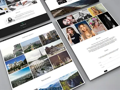 Art portfolios art design material design photography portfolio web design