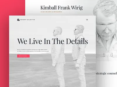 Introducing Reform Collective >>NOW LIVE<< agency animation branding design development layout marketing ui ux website