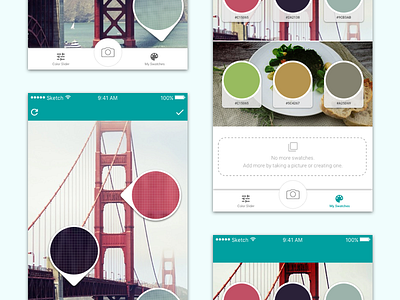 Color Palette App color palette color picker color swatch ios palette picker swatches