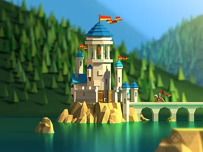 Xbox clubs image clubs faceted low poly microsoft planet tiny world xbox