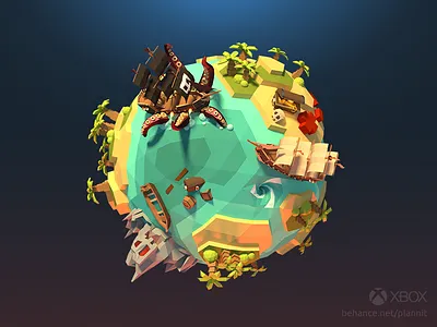 Xbox clubs image clubs faceted low poly microsoft planet tiny world xbox