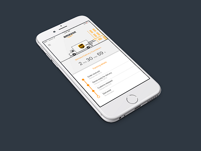 Amazon tracking redesign amazon countdown timer daily ui delivery redesign timer ups