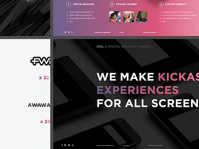 IDOL | A Digital Creative Agency art direction brand development creative agency creative direction creative strategy design design agency ui ux