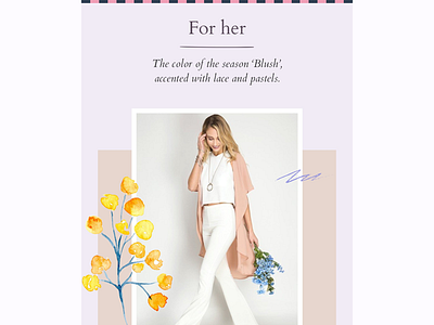 Easter Email Newsletter Design Campaign easter email email design feminine mailchimp newsletter newsletter design pastel purple texture