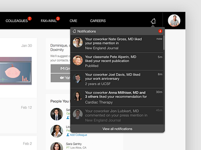 Notifications css daily ui health care html medical medicine notifications ui ux