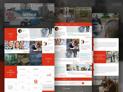 Revolution.com art direction creative strategy investment firm photography ui user experience user interface ux venture capital web design