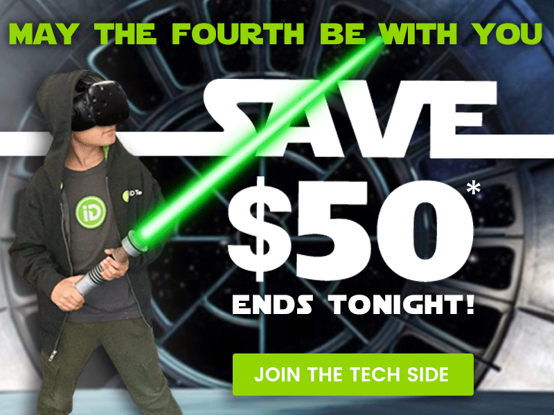 Use the force, Luke... black character clean email promo starwars typography