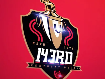 Kentucky Derby badge branding derby kentucky logo