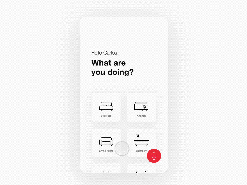 Daily UI #007 - Settings 007 app cards daily ui domotic home minimal navigation principle settings ux