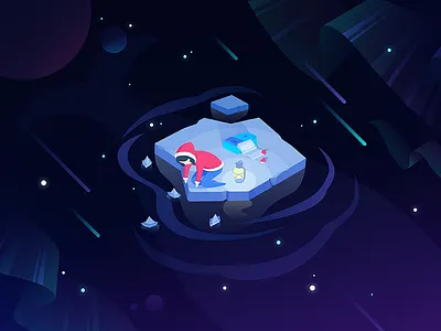 Lost cold dream girl lost ocean star