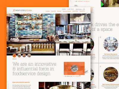 NSD Website green hand drawn homepage interface design orange ui ux web design website wordpress