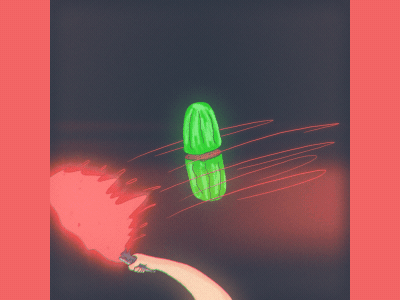 May The Force Be With You (to cut watermelons) 2d animation art frame by frame light saber lightsaber may the 4th be with you may the force be with you star wars starwars the force tvpaint
