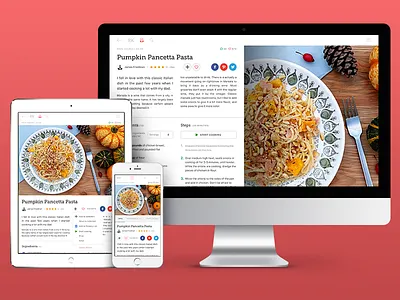 Rosie's Kitchen clean food recipe responsive