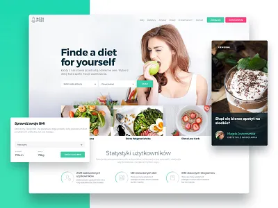 Kcalmar: Home Page diet food health healthy lifestyle responsive search sport statistics tabs web