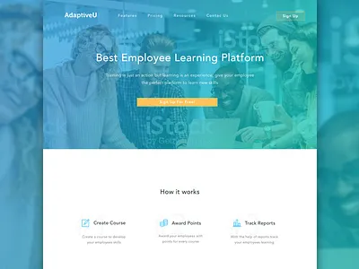 Home Page conversion page design fun gradient home page landing page ui website
