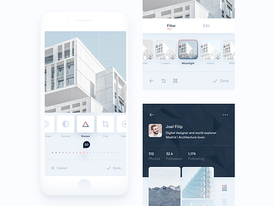 Photo App android ios mobile app photo photo editor profile