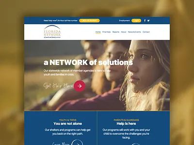 Florida Network theme ui user experience user interface ux web web design wordpress
