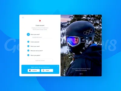 Sign in Screen animation commonwealth interface iphone mobile simple sport ui ux